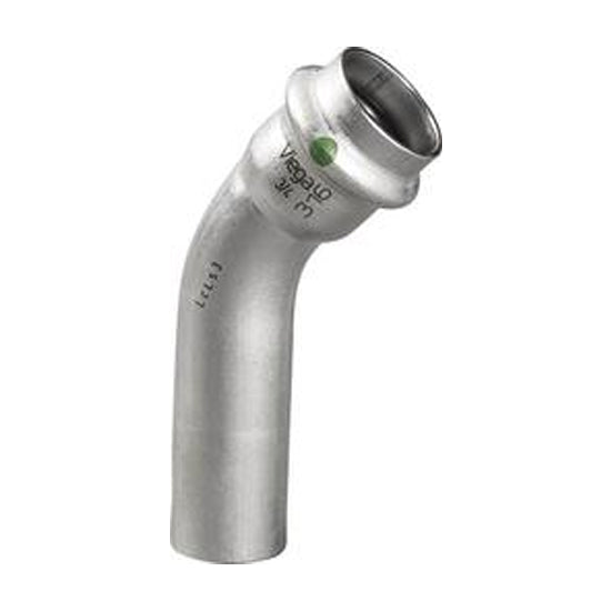 80560 - 2" ProPress x 2" CTS 45 Degree Street Elbow - 316 Stainless Steel
