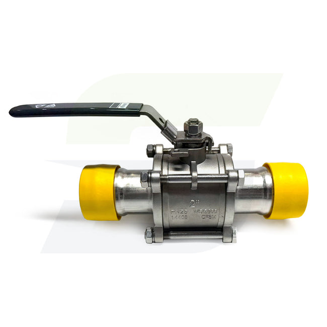 85138 - 2" ProPress 316 Stainless Steel 3-Piece Ball Valve