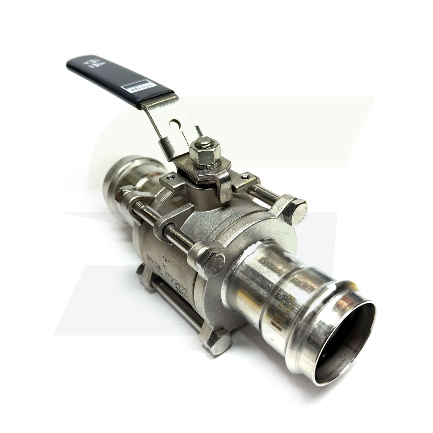 85138 - 2" ProPress 316 Stainless Steel 3-Piece Ball Valve