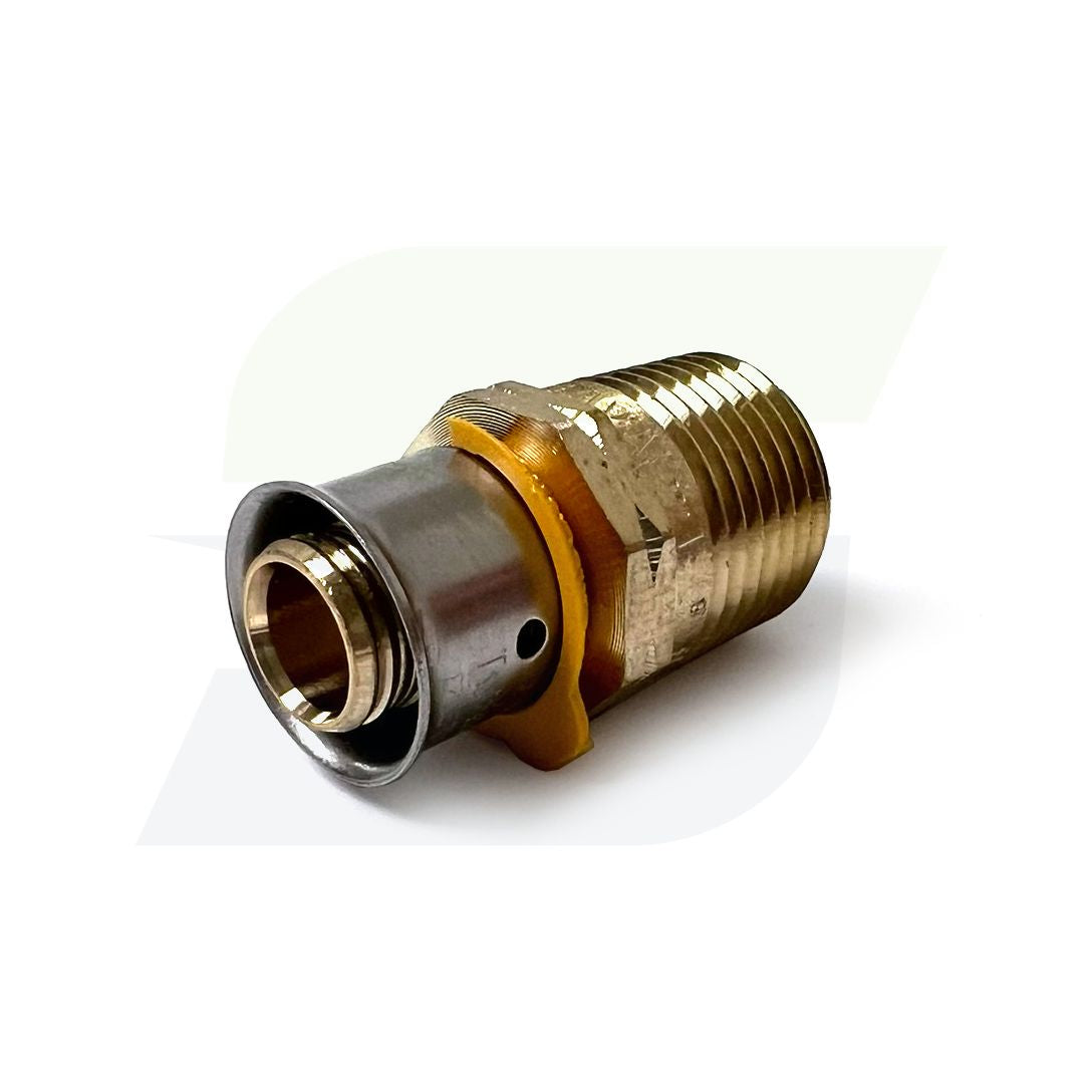 90521 - 1/2" PureFlow Press Bronze PEX Male Adapter