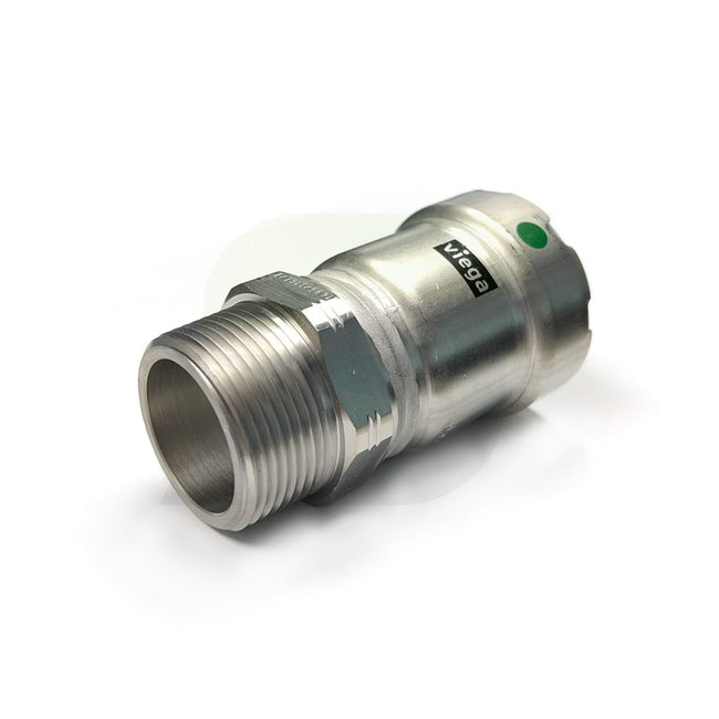 90880 - 1-1/4" MegaPress 316 Stainless Steel Male Adapter (Press x Male)