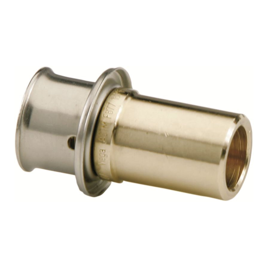 97580 - PureFlow Zero Lead Bronze PEX Press Copper Fitting Adapter with Male 1-1/2" by 1-1/2