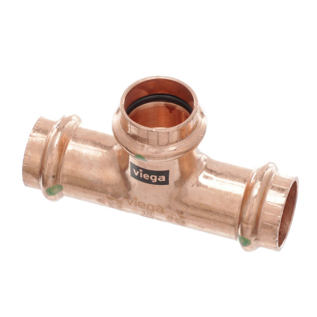 15463 - ProPress Zero Lead Copper Tee with 1-1/2-Inch by 1-Inch by 1-1/2-Inch P x P x P