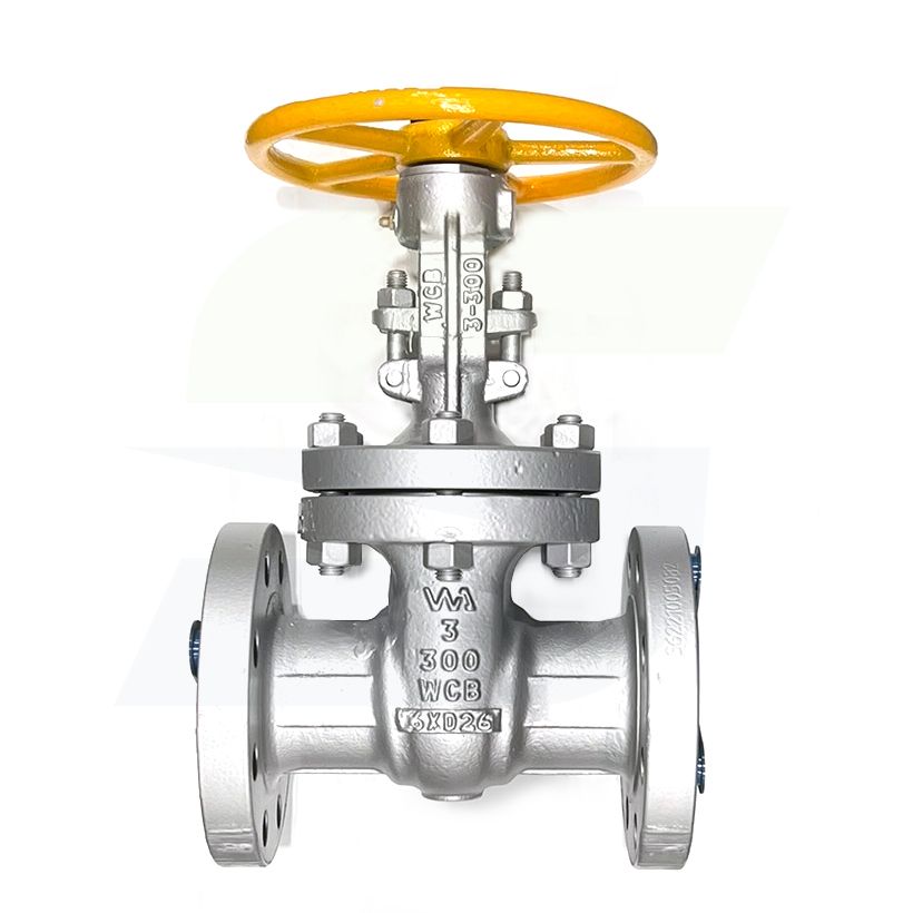 3" Cast Carbon Steel Flange Gate Valve - 300# - Raised Face