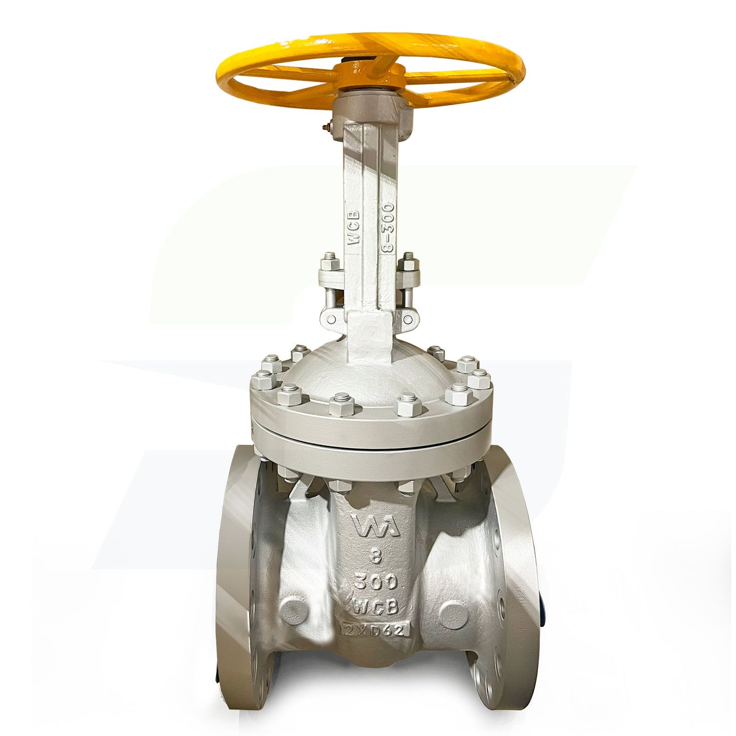 8" Cast Carbon Steel Flange Gate Valve - 300# - Raised Face