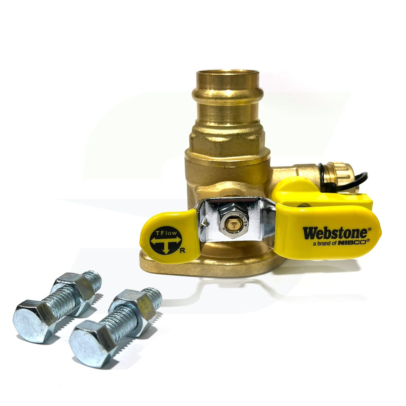 H-81414 - 1" Press x Flange Isolator w/ Drain & Rotating Flange