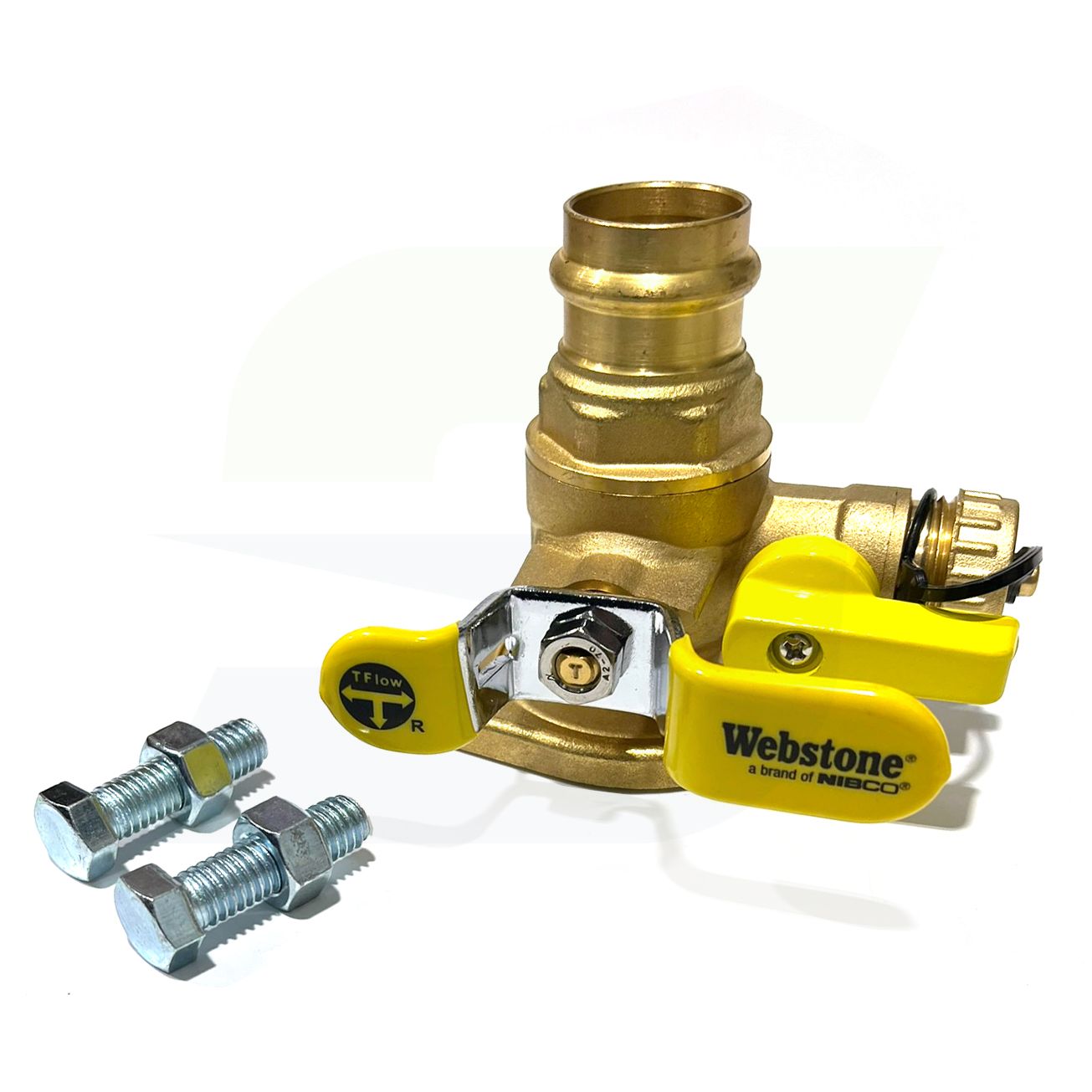 H-81414 - 1" Press x Flange Isolator w/ Drain & Rotating Flange