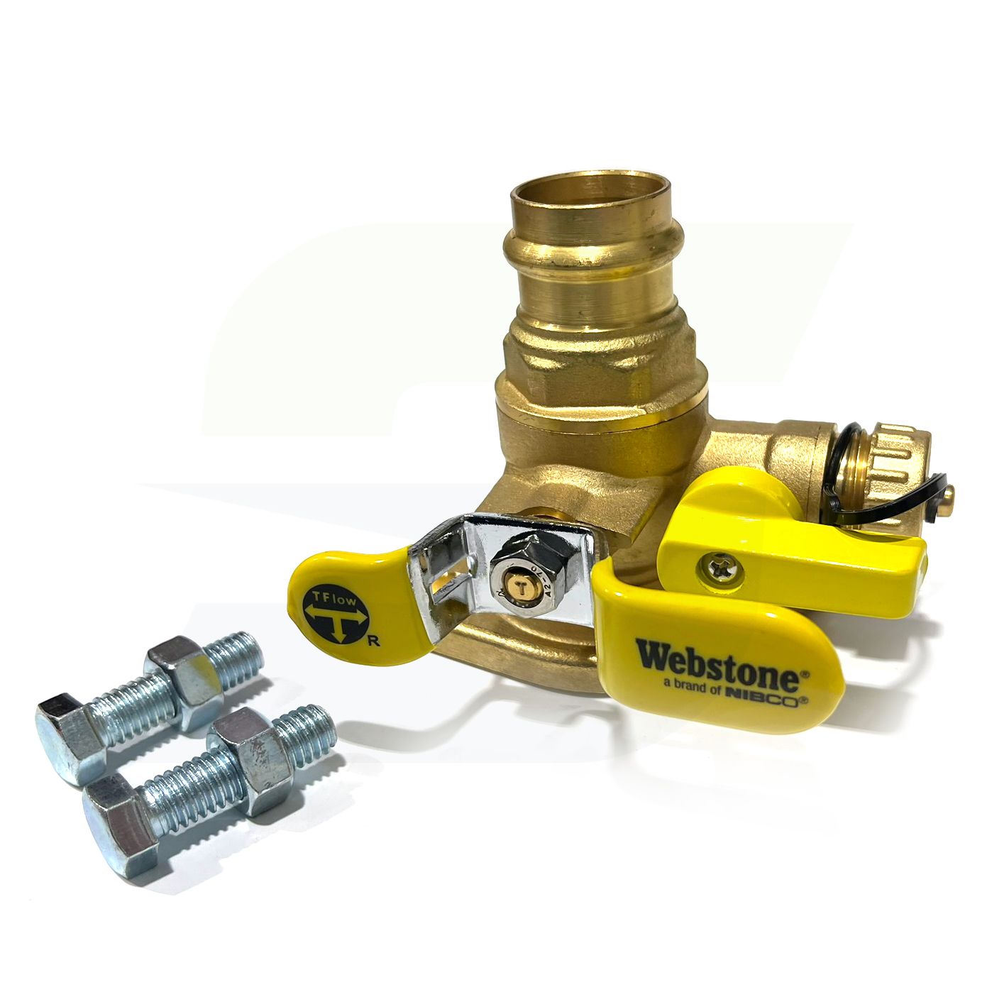 H-81414 - 1" Press x Flange Isolator w/ Drain & Rotating Flange