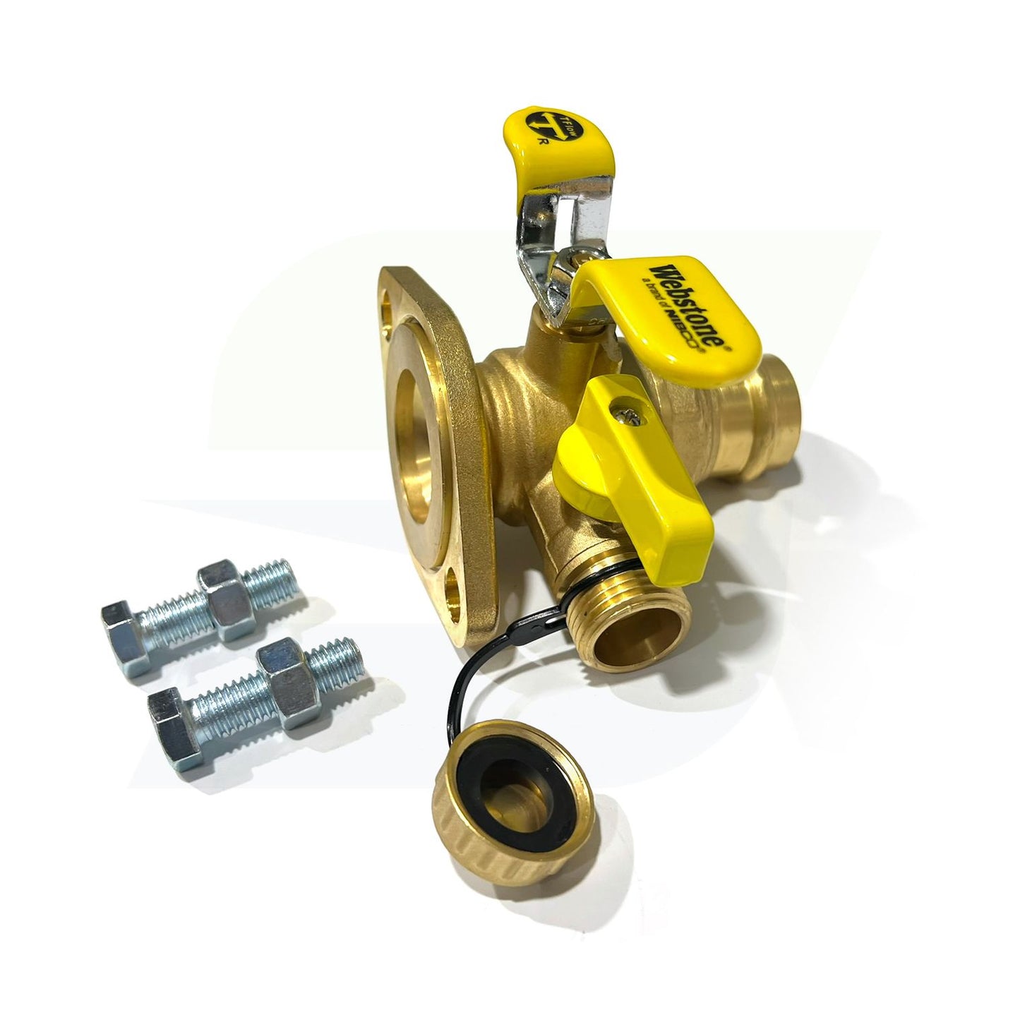 H-81414 - 1" Press x Flange Isolator w/ Drain & Rotating Flange