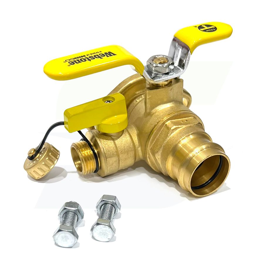 H-81415 - 1-1/4" Press x Flange Isolator w/ Drain & Rotating Flange