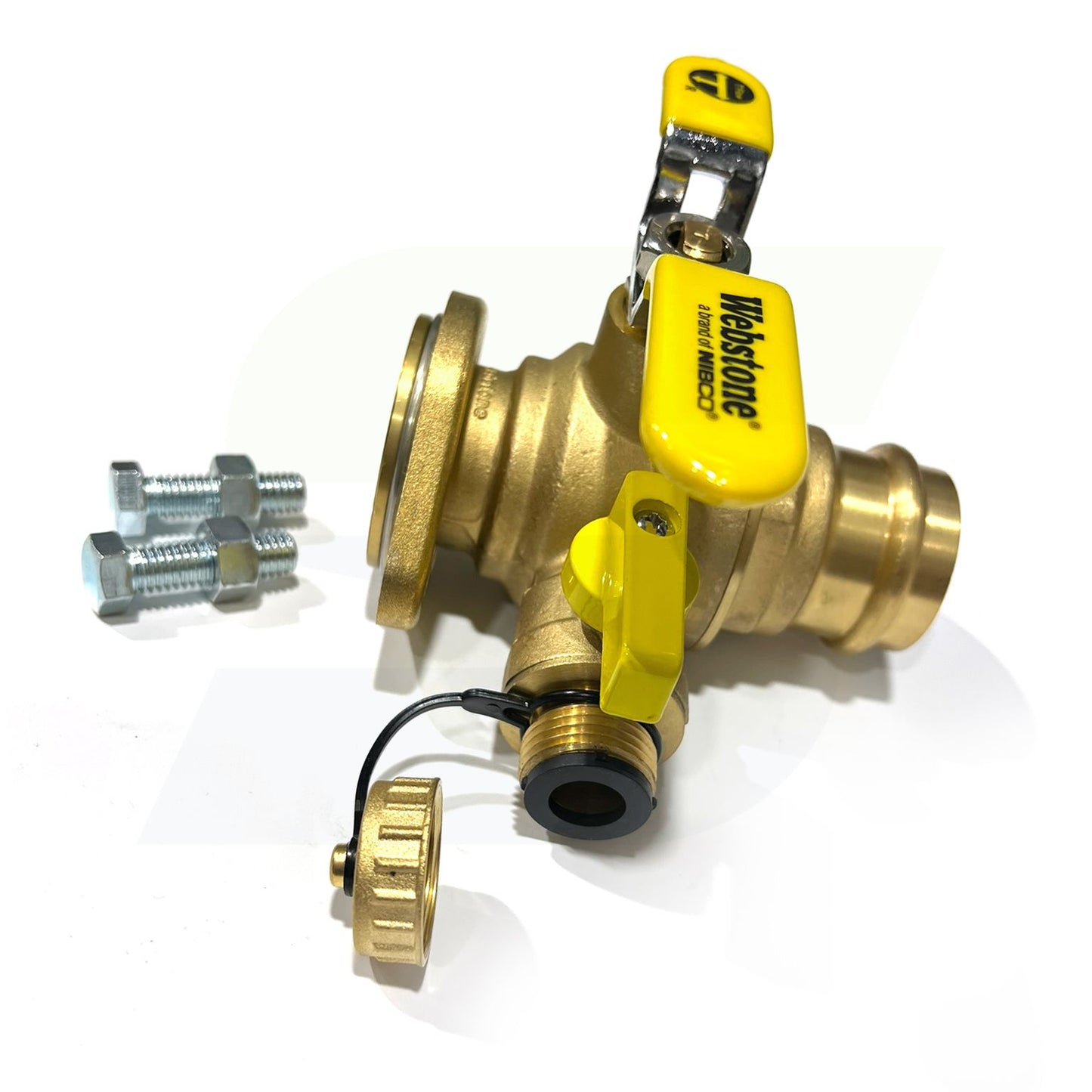 H-81416HV - 1-1/2" Press x Flange Isolator w/ Drain & Rotating Flange