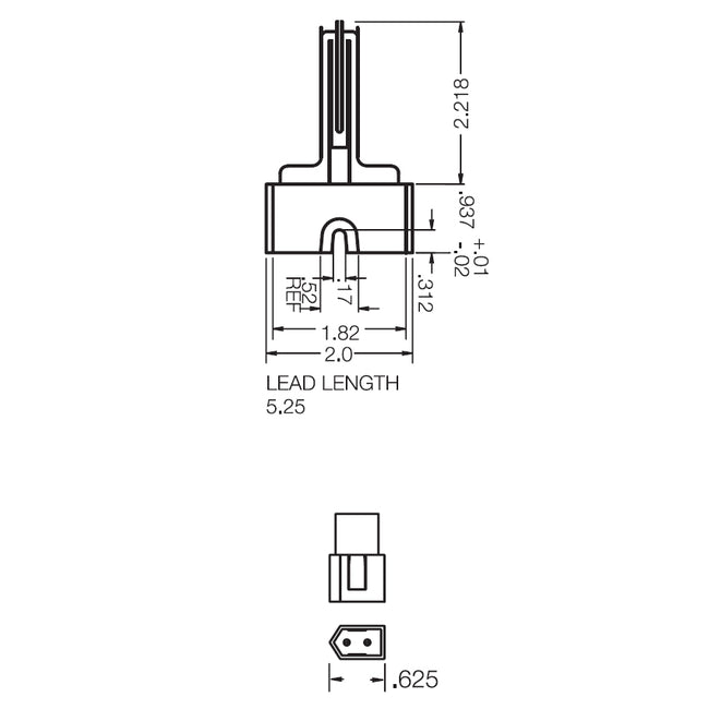 767A-370 - Direct OEM Replacement Carbide Ignitor - Carrier, Trane, Rheem