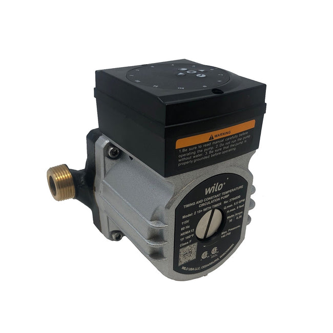 2704550 - Z 15+ Hot Water Circulation Pump with Timer - 3/4" NPT 115 Volt
