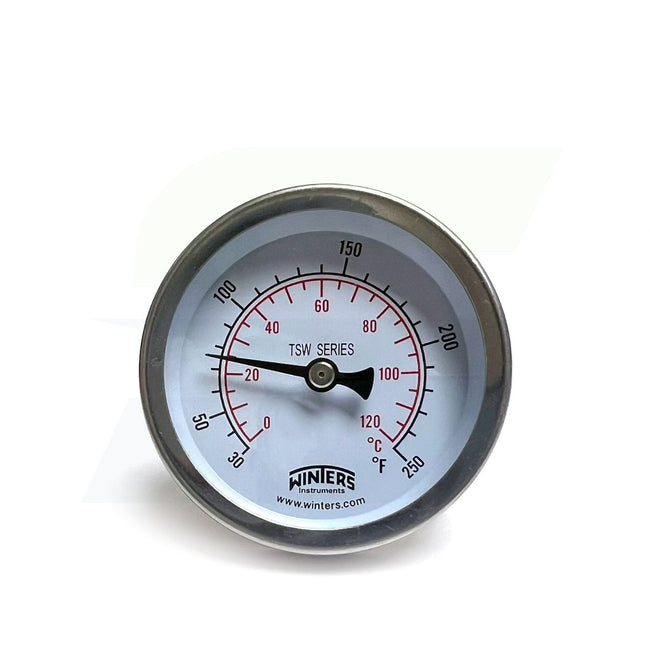 TSW174 - Hot Water Thermometer - 1/2" NPT