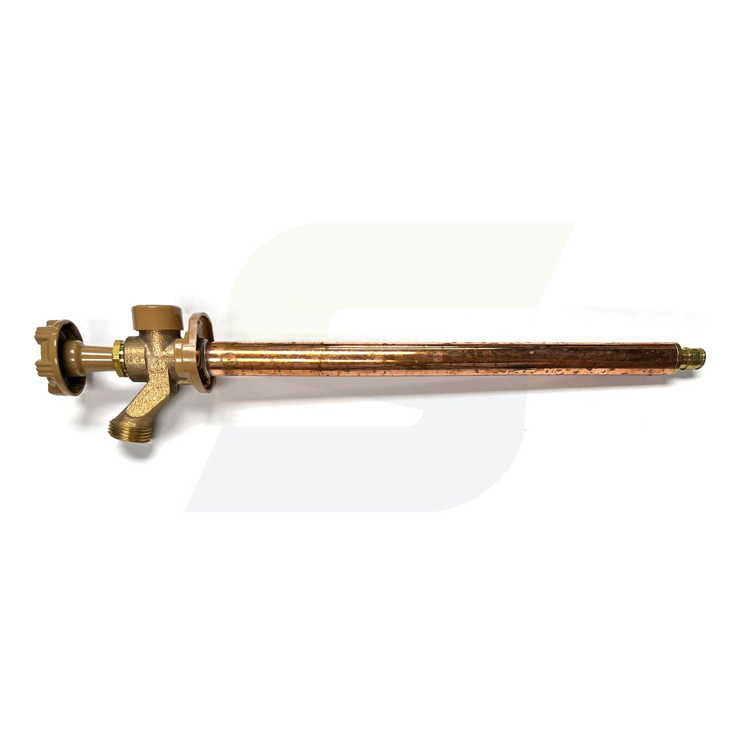 Model 17 1/2" MPT or 1/2" Female Sweat Wall Faucet with Metal Handle for 10" Wall Thickness