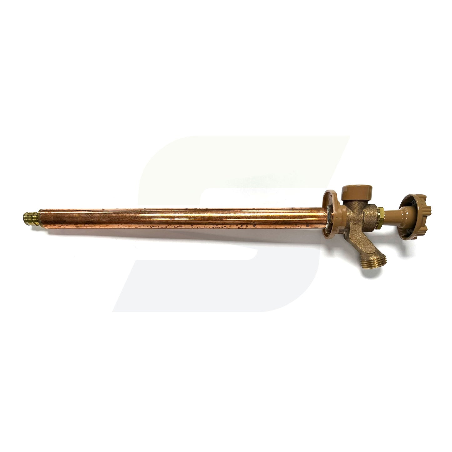 Model 17 1/2" MPT or 1/2" Female Sweat Wall Faucet with Metal Handle for 8" Wall Thickness