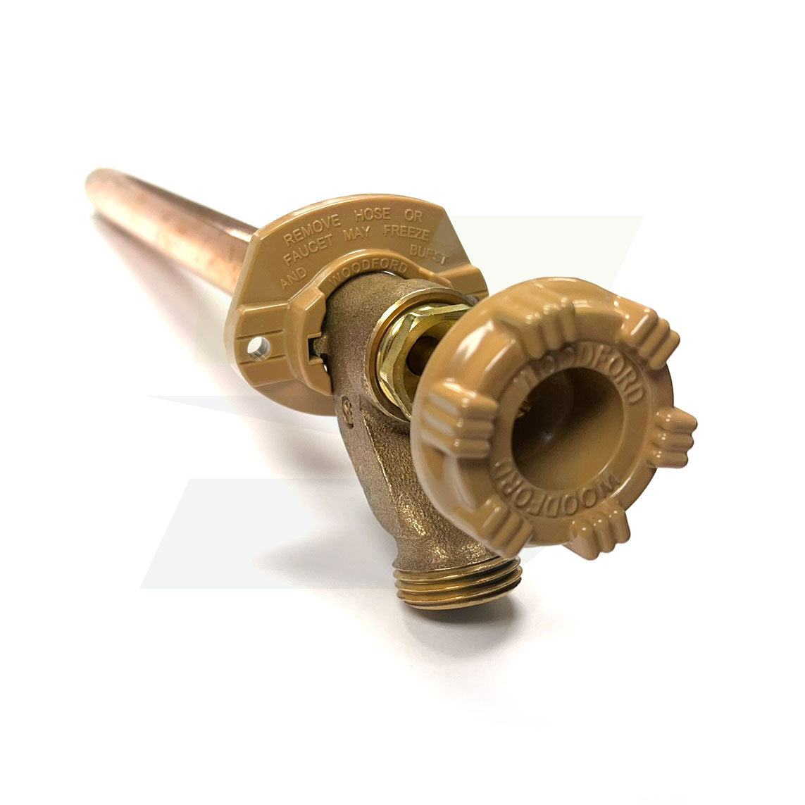 Model 14 - 1/2" FPT or 3/4" MPT Freezeless Wall Faucet - 12" Wall Thickness