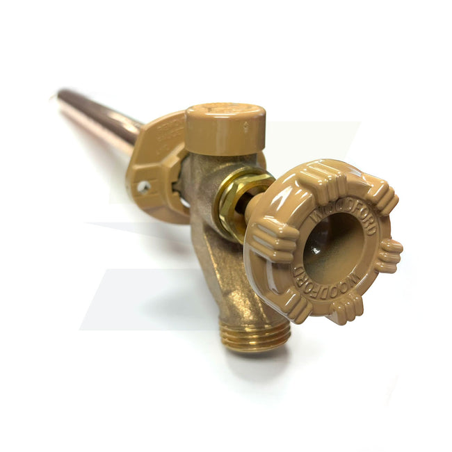 Model 17 1/2" MPT or 1/2" Female Sweat Wall Faucet with Metal Handle for 10" Wall Thickness