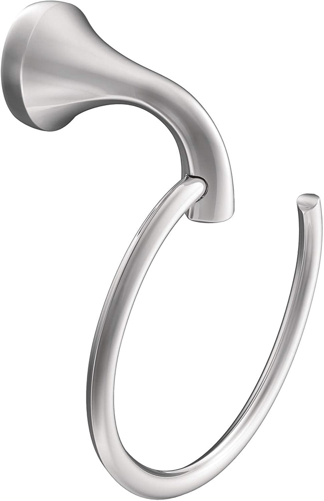 YB2886CH - Eva Bathroom Hand Towel Ring in Chrome