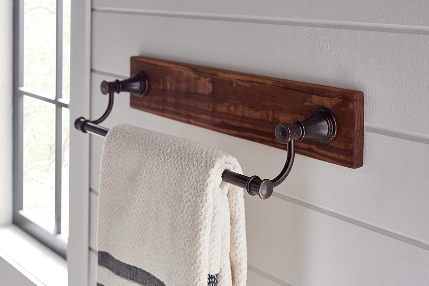Moen YB6418ORB - 18" Bathroom Towel Bar in Oil Rubbed Bronze