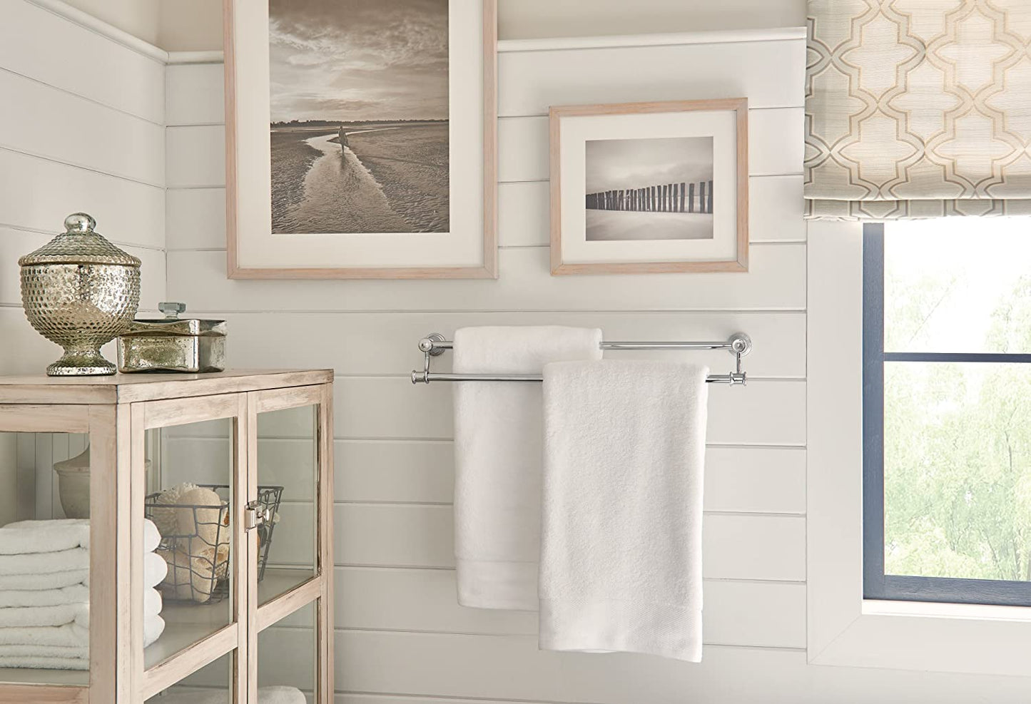 Moen YB6422CH - 24" Bathroom Double Towel Bar in Chrome