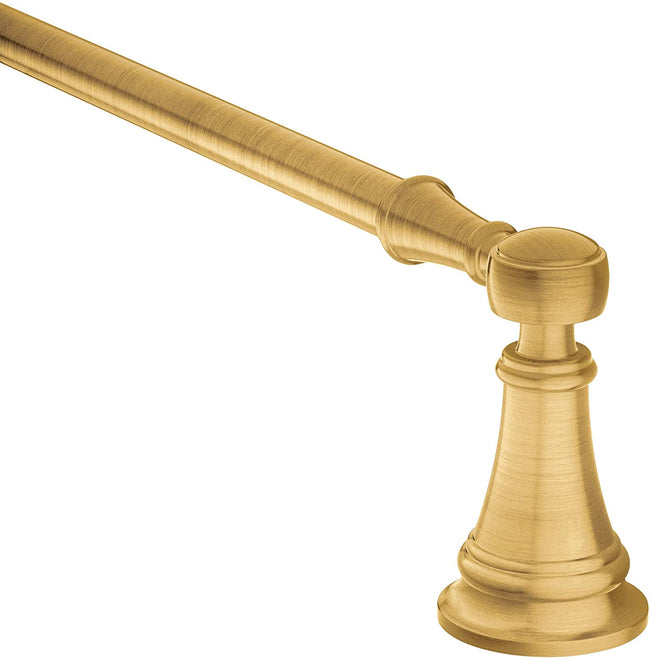 Moen YB8424BG - 24" Towel Bar in Brushed Gold