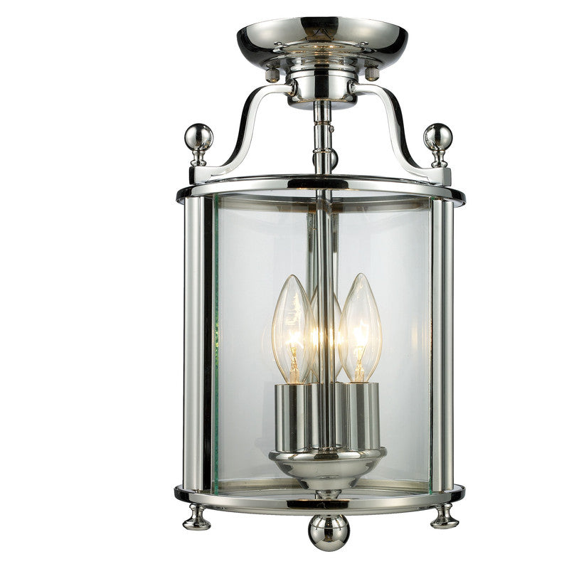 Z-Lite 134SF - Wyndham 3 Light 9" Flush Mount