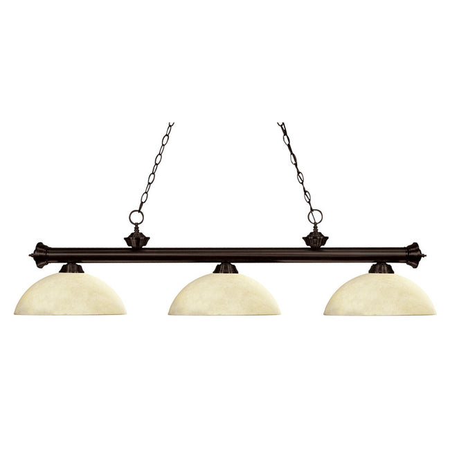 Z-Lite 200-3-D - Riviera 3 Light 57" Chandelier