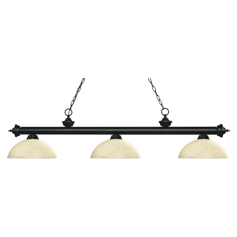 Z-Lite 200-3-D - Riviera 3 Light 57" Chandelier