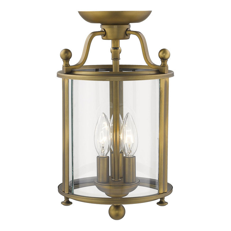 Z-Lite 134SF - Wyndham 3 Light 9" Flush Mount