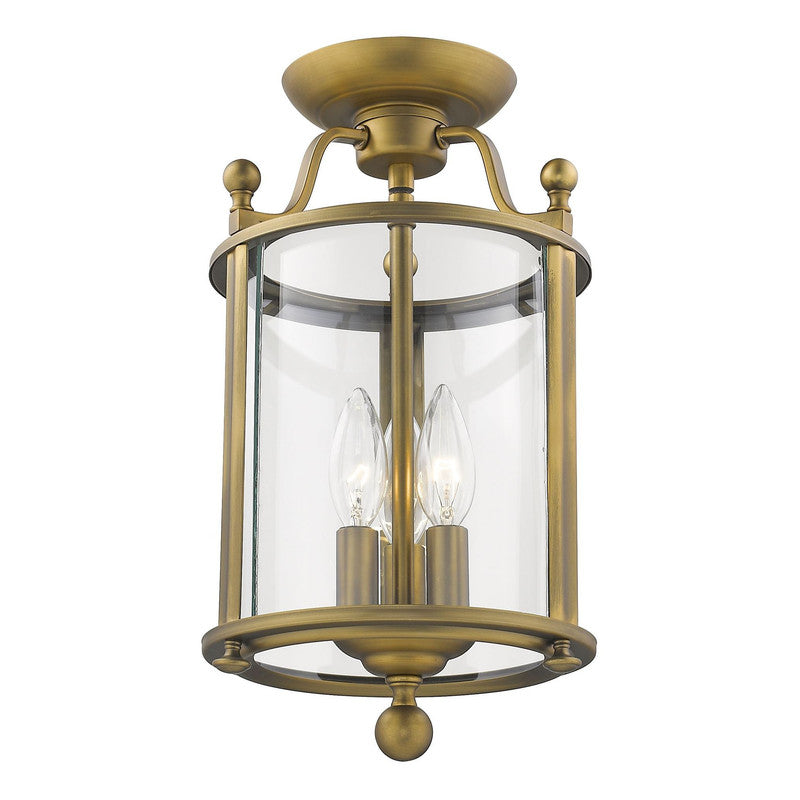 Z-Lite 134SF - Wyndham 3 Light 9" Flush Mount