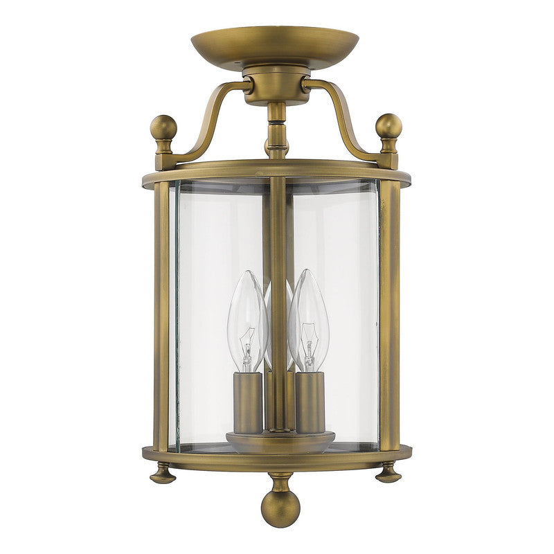 Z-Lite 134SF - Wyndham 3 Light 9" Flush Mount