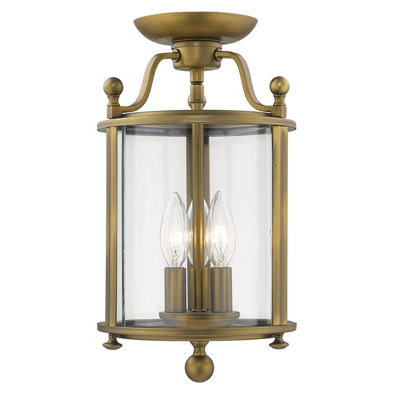 Z-Lite 134SF - Wyndham 3 Light 9" Flush Mount