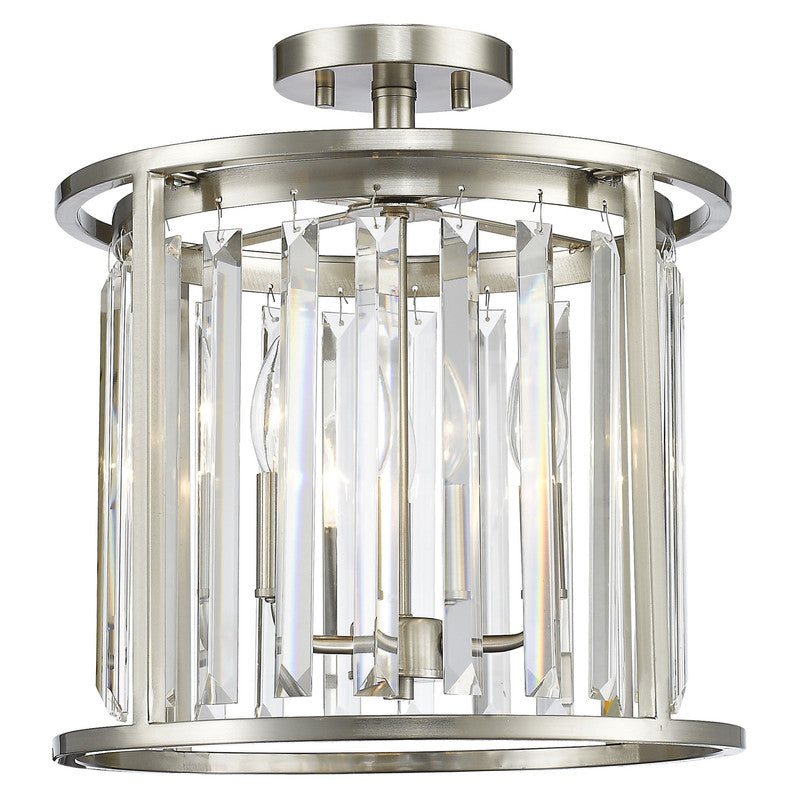 Z-Lite 439SF14 - Monarch 3 Light 14" Flush Mount