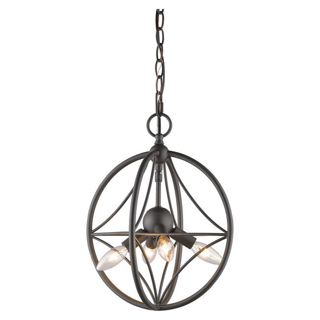 Z-Lite 452-12 - Cortez 4 Light 12" Pendant