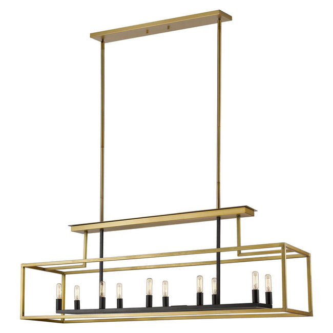 Z-Lite 456-10L - Quadra 10 Light 50" Chandelier