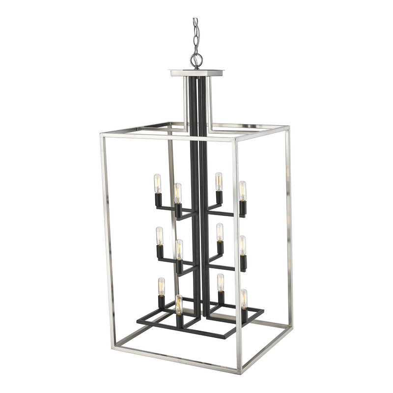 Z-Lite 456-12 - Quadra 12 Light 22" Chandelier