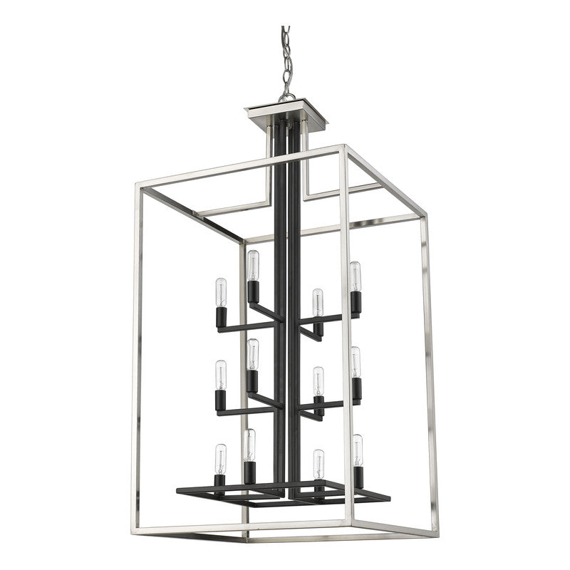 Z-Lite 456-12 - Quadra 12 Light 22" Chandelier