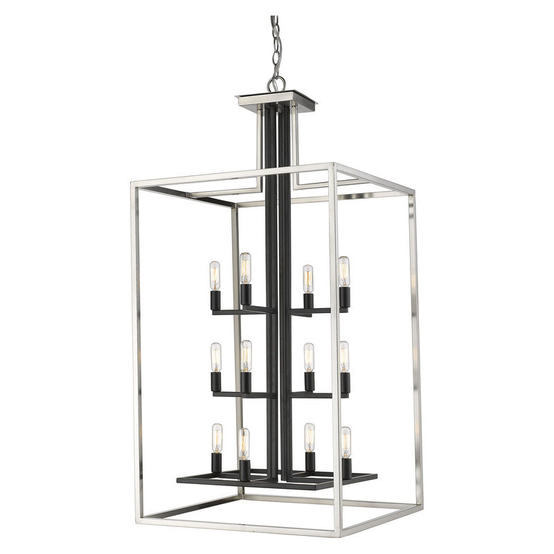 Z-Lite 456-12 - Quadra 12 Light 22" Chandelier