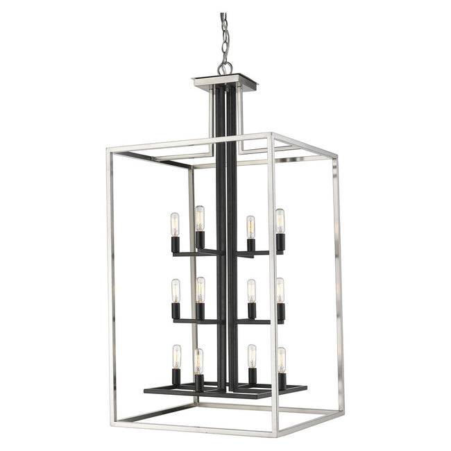 Z-Lite 456-12 - Quadra 12 Light 22" Chandelier