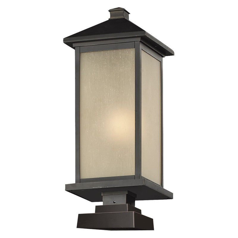 Z-Lite 547PHB-SQPM - Vienna 1 Light 10" Pier Mount