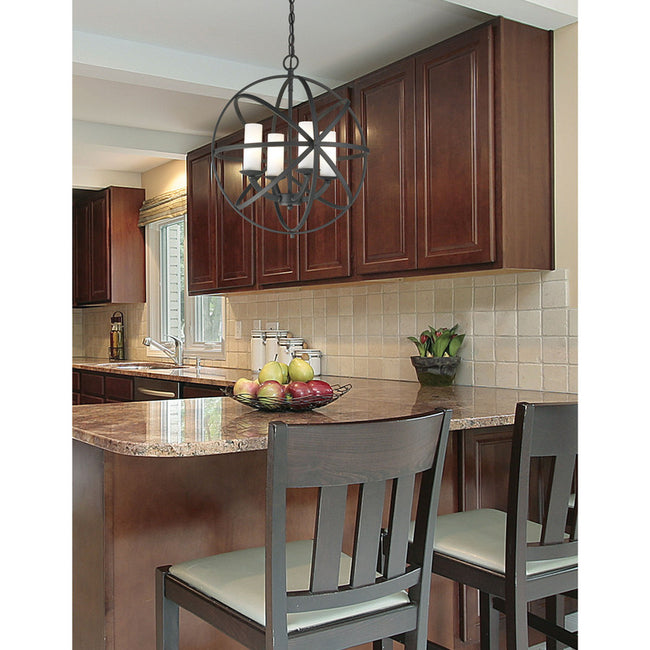 Z-Lite 6017-4S - Aranya 4 Light 18" Pendant