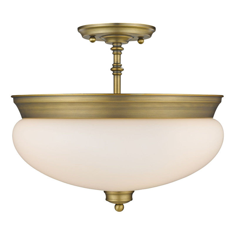 Z-Lite 721SF - Amon 3 Light 15" Flush Mount