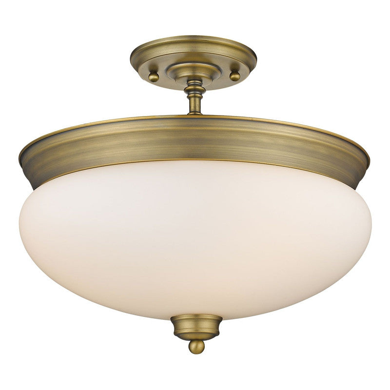 Z-Lite 721SF - Amon 3 Light 15" Flush Mount