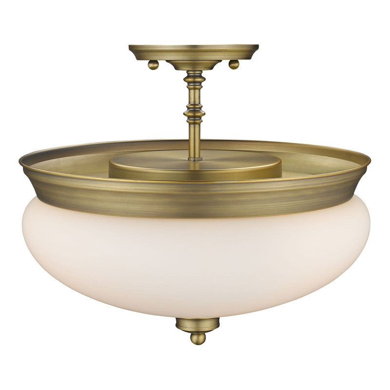 Z-Lite 721SF - Amon 3 Light 15" Flush Mount