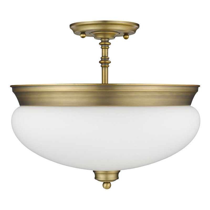 Z-Lite 721SF - Amon 3 Light 15" Flush Mount