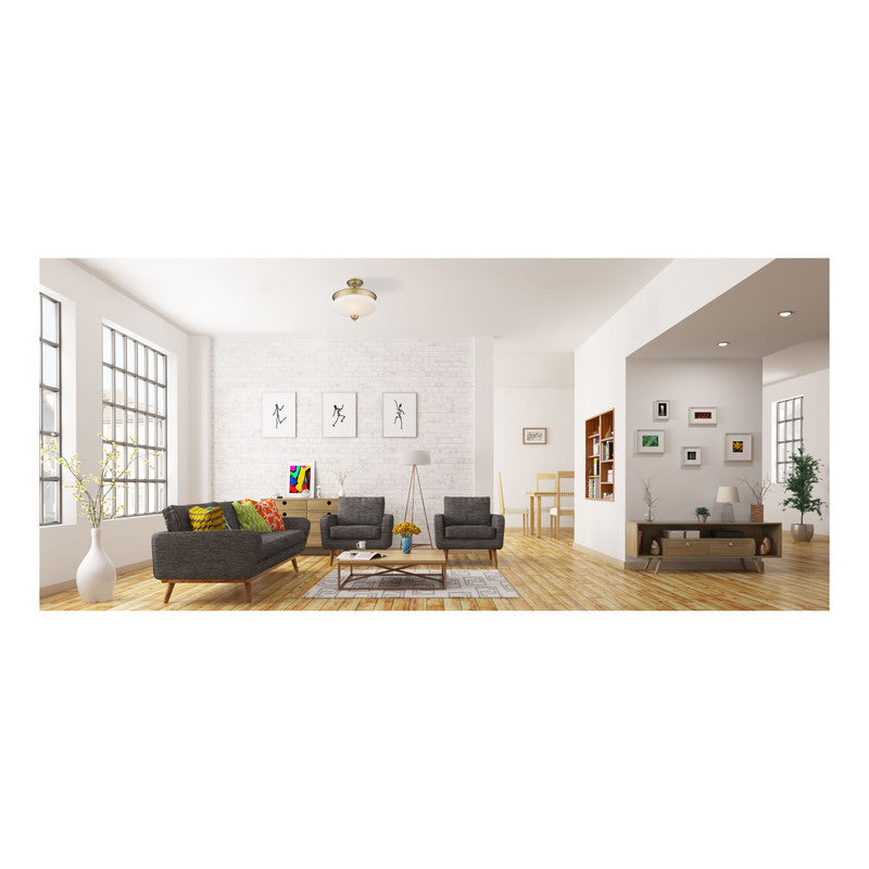 Z-Lite 721SF - Amon 3 Light 15" Flush Mount