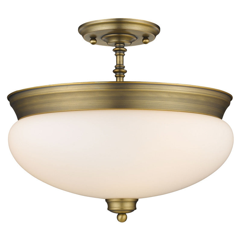 Z-Lite 721SF - Amon 3 Light 15" Flush Mount