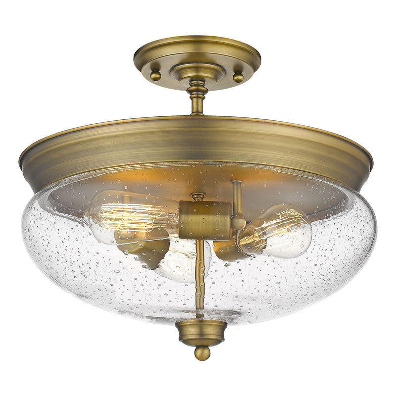 Z-Lite 721SF - Amon 3 Light 15" Flush Mount