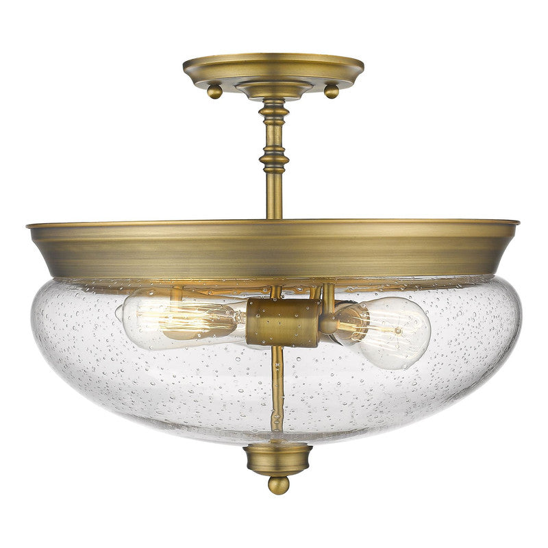 Z-Lite 721SF - Amon 3 Light 15" Flush Mount